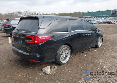 2021 Honda Odyssey Touring из США, поврежденный, VIN 5FNRL6H87MB006185